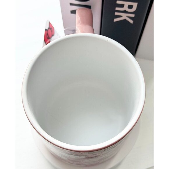 Hello Kitty Sanrio Pink Valentine's Day Cup Heart Shape Handle 16oz - Picture 6 of 7